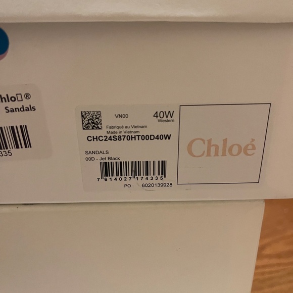 CHLOÉ + NET SUSTAIN Nama suede and leather platform sandals - Picture 4 of 13